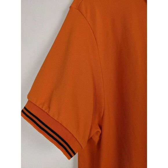 Colmar Golf Shirt Orange polo shirt sleeves size Medium - Picture 5 of 8